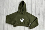 Load image into Gallery viewer, &quot;High Life&quot; Cut Out  Clear As Day Cropped  Oversized Hoodie
